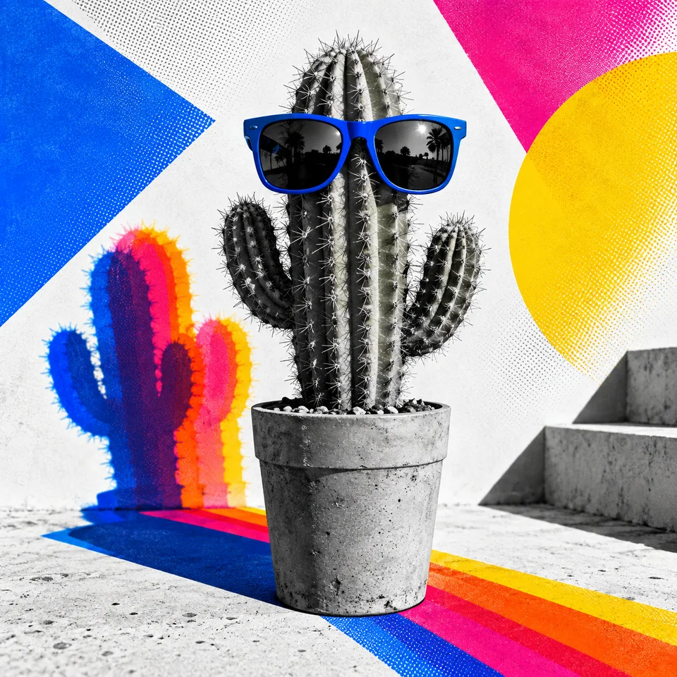 Cactus, four-sentence style prompt